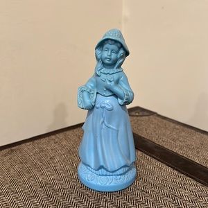 🎉5/$20🎉 VINTAGE Avon Blue girl bottle. Excellent condition